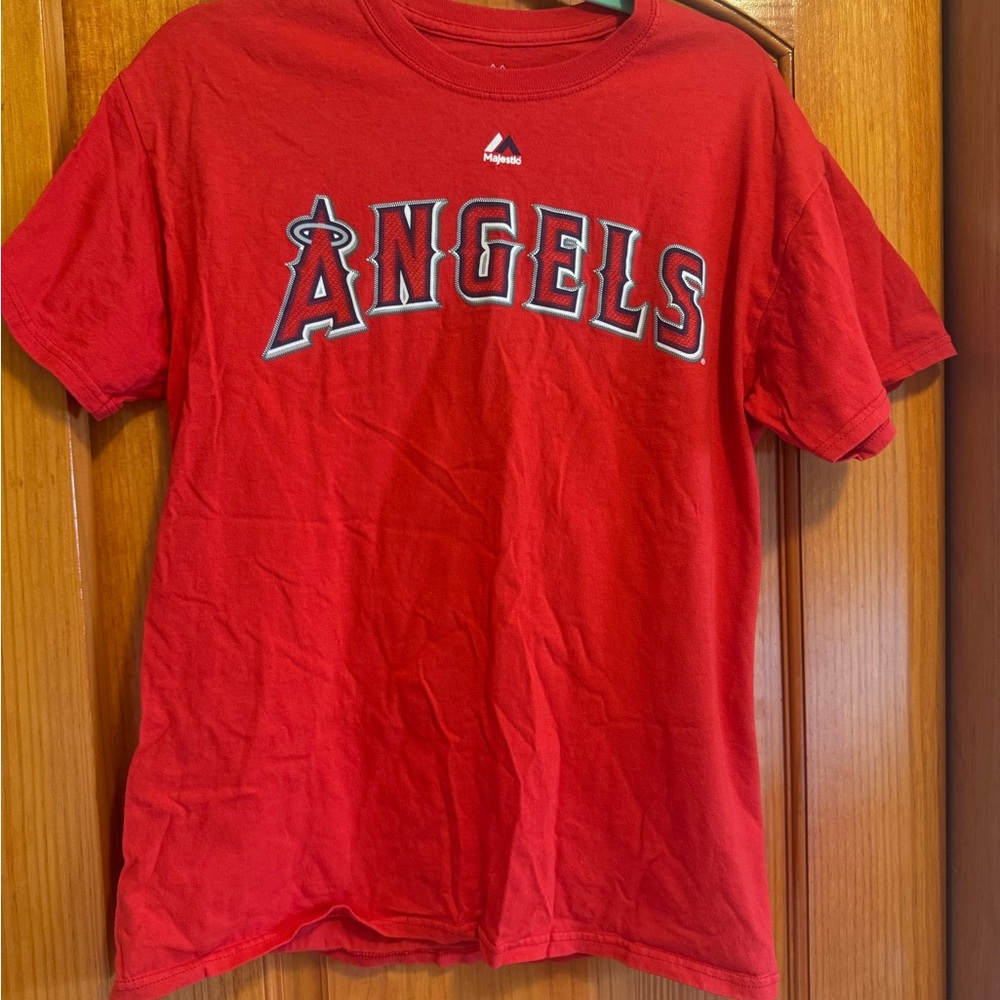 Angels Trout Red T-Shirt